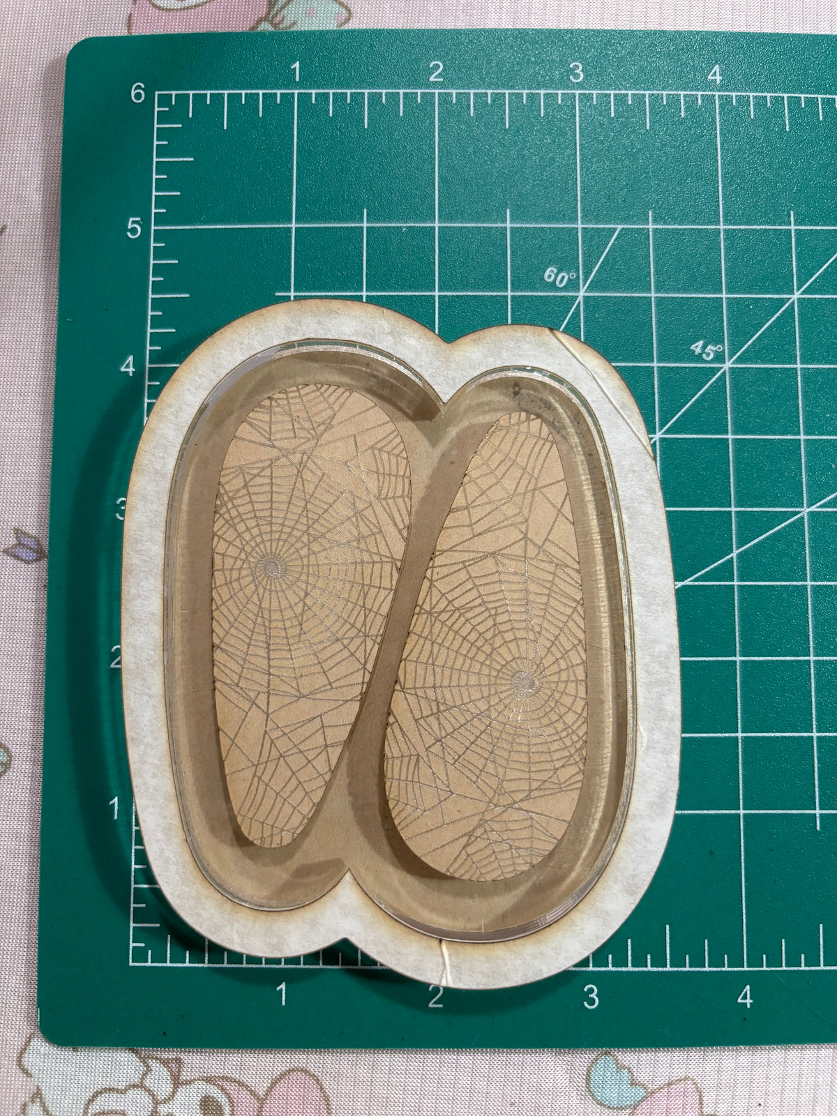 Spider web barrette clip mold