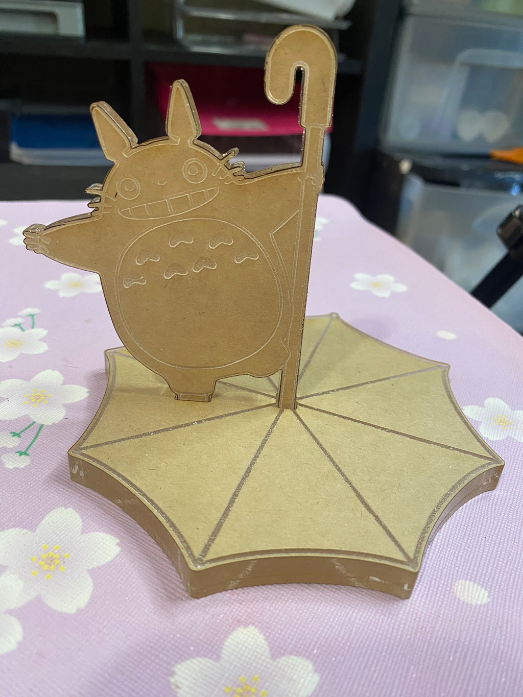Forest bunny spirit on umbrella ring trinket tray phone stand mold
