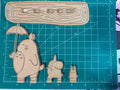 Forest bunny spirit friends on log ring trinket tray phone stand mold