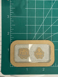 Sponge star friends stud earrings mold