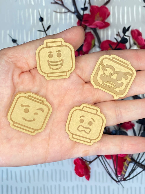 Brick faces flat mold palette