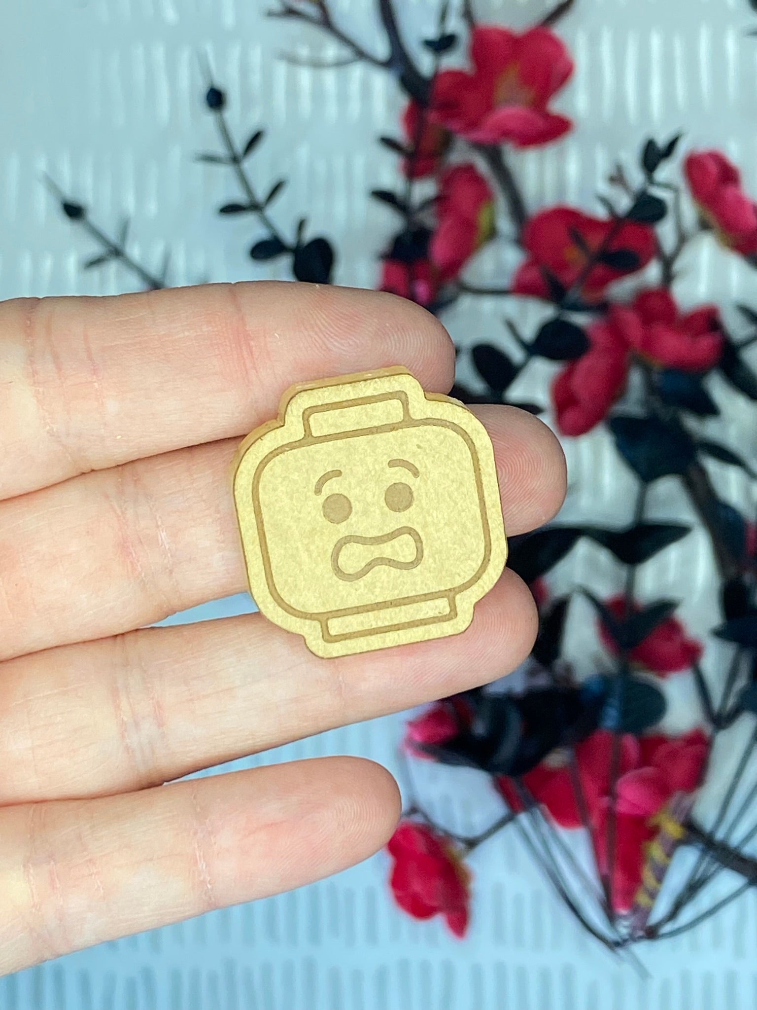 Brick faces flat mold palette