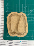 Trick or treat horror guy movie barrette clip mold
