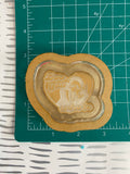 Funny love horror mask guy flat grip keychain mold