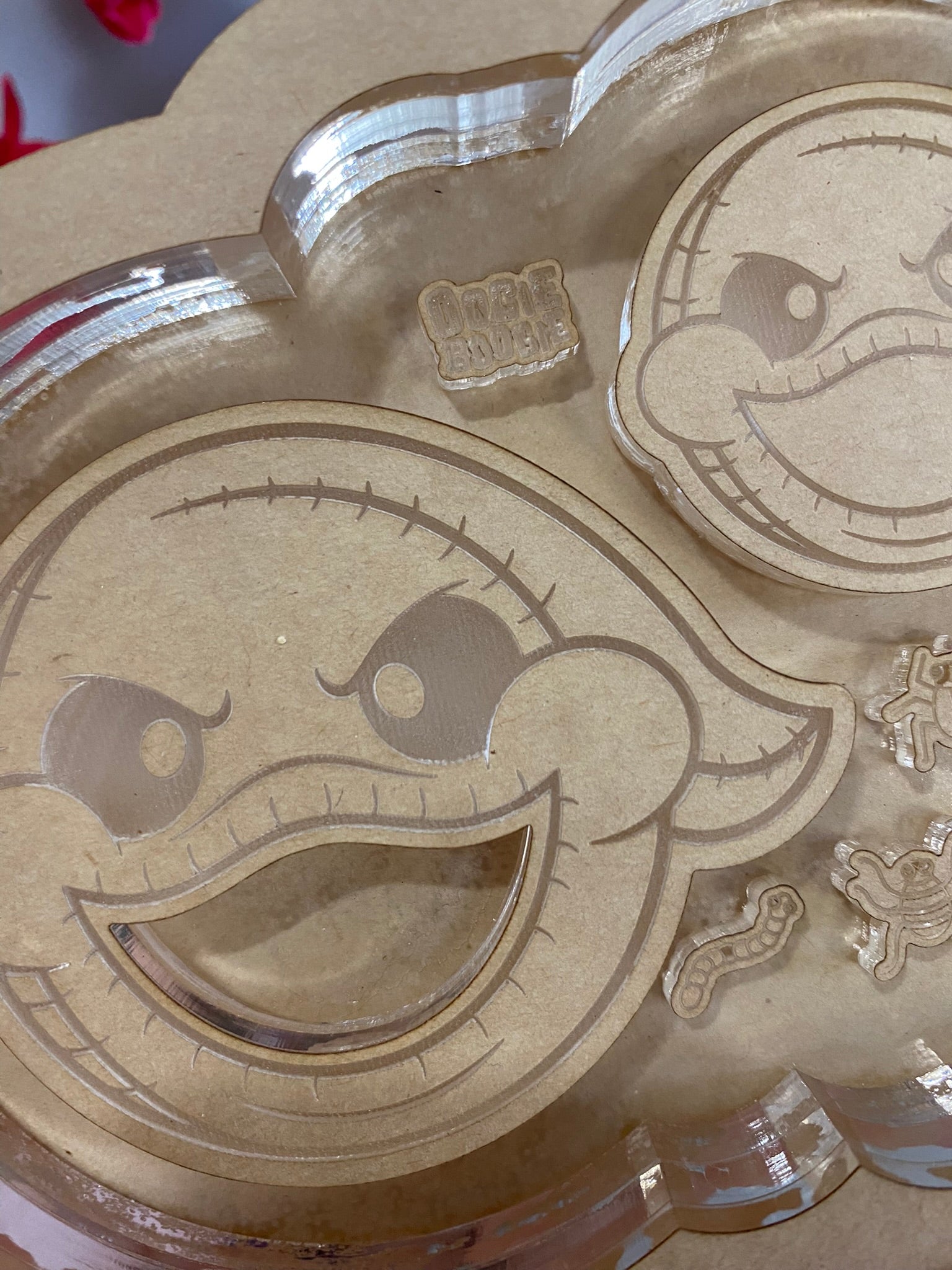 NBC bug monster shaker/flat mold with bits