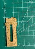 Kawaii cat nerd jumbo barrette clip mold