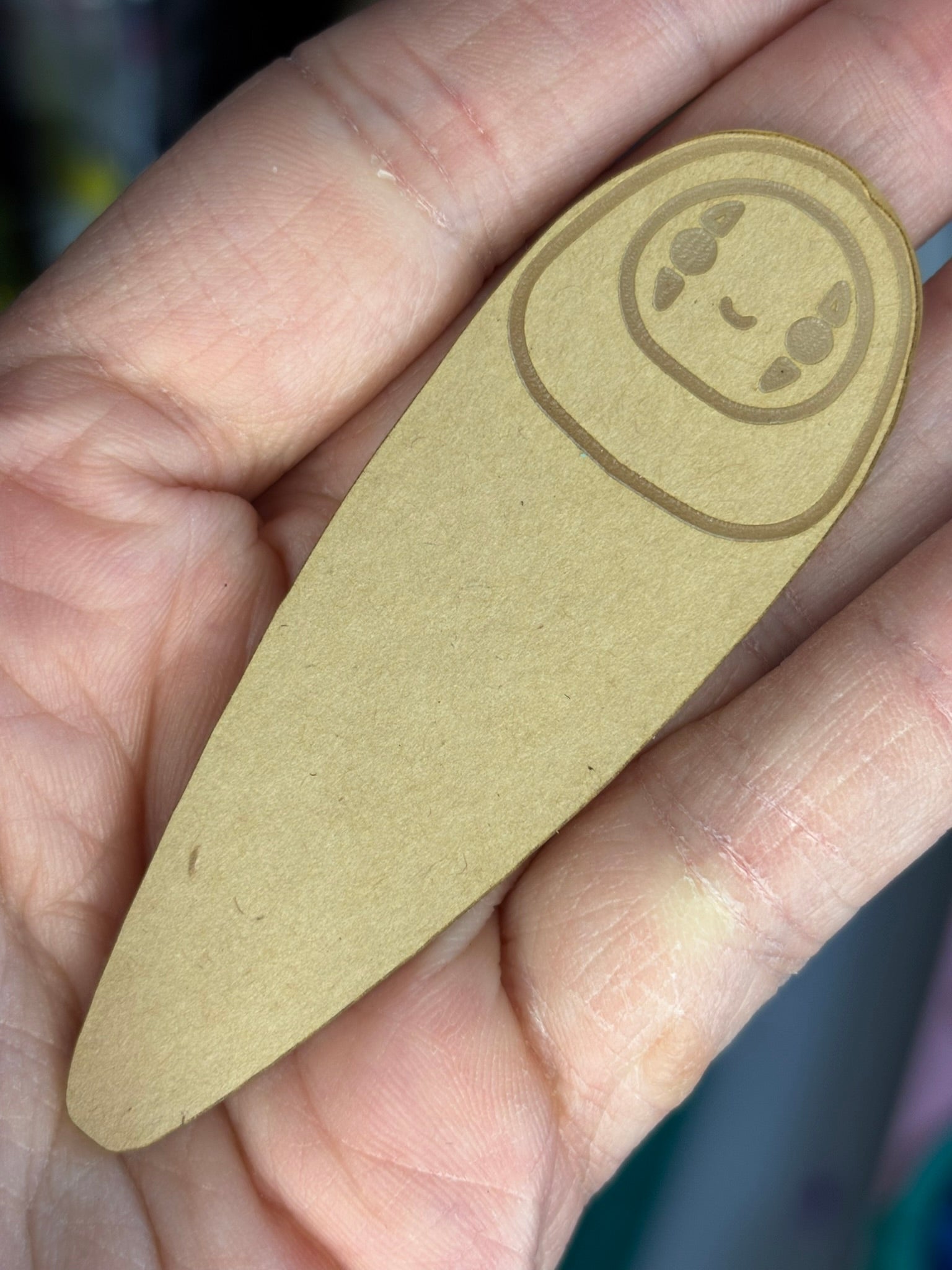 Kawaii anime forest spirits jumbo barrette clip mold palette