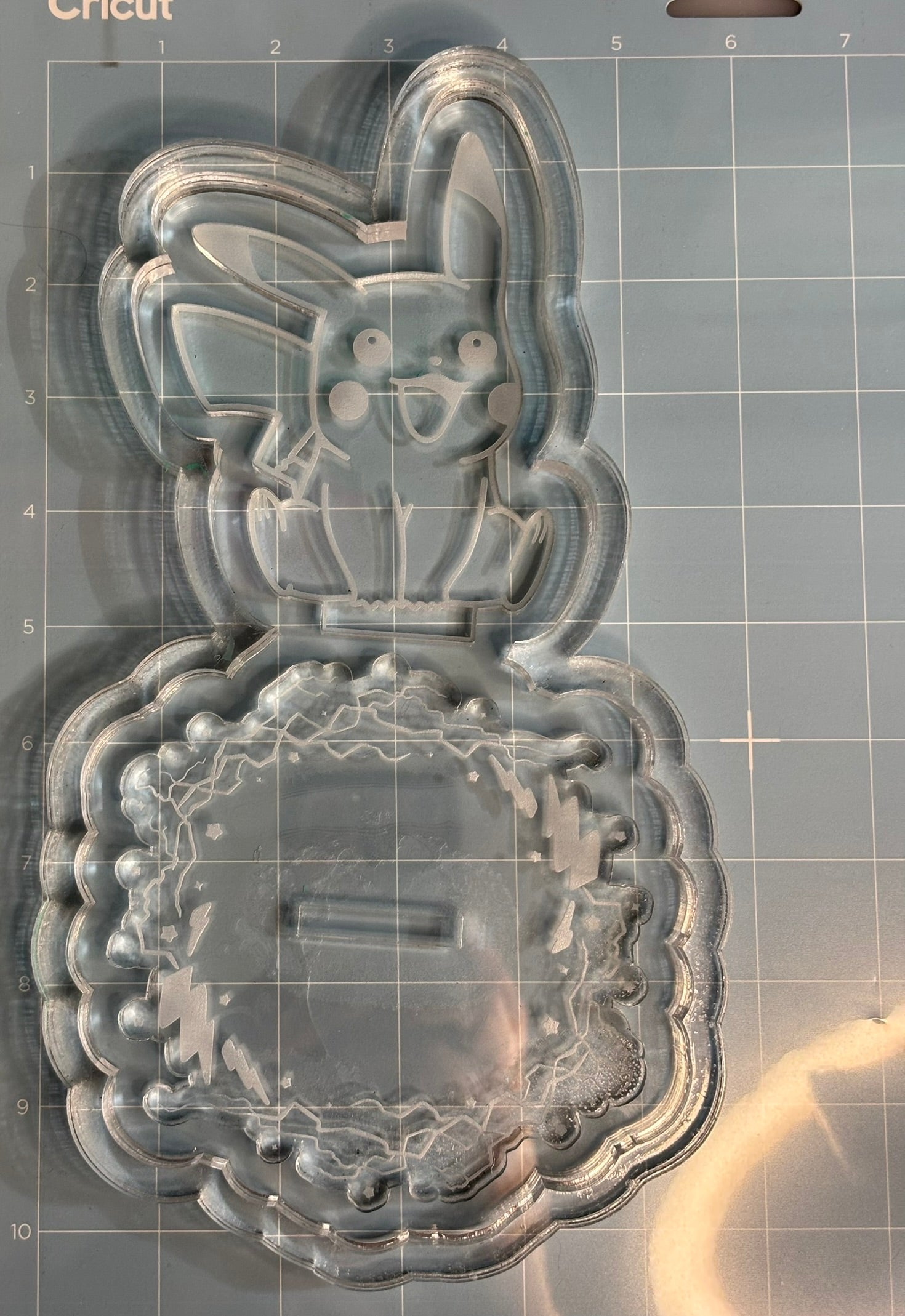 Lightening pocket monster ring trinket tray phone stand mold