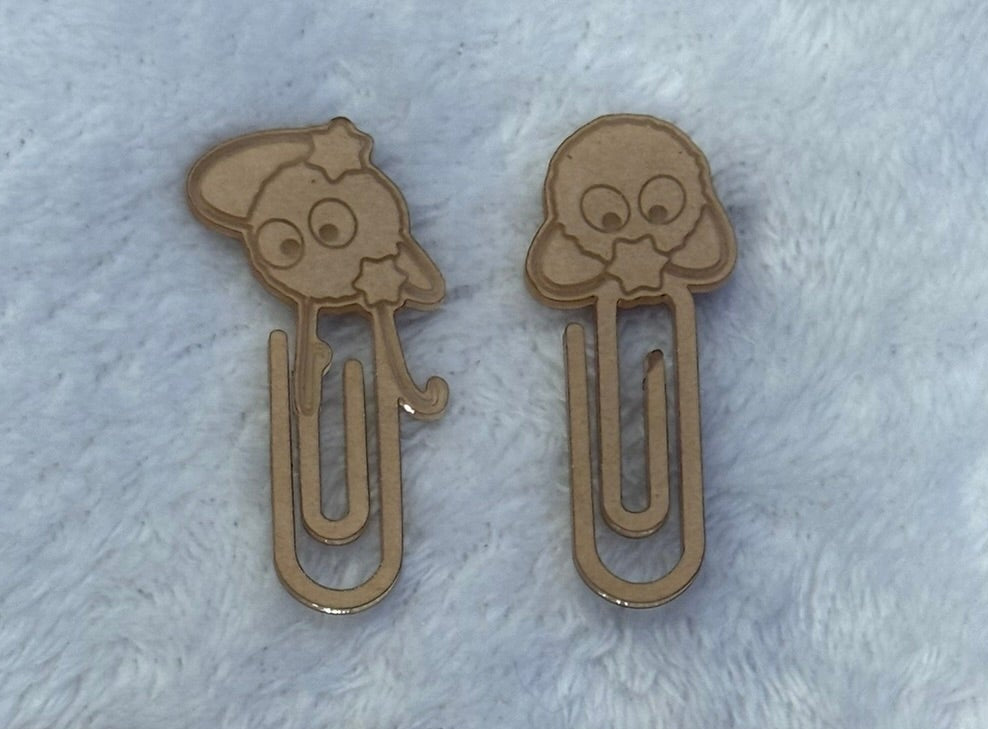 Kawaii dust bunny's paperclips mold palette