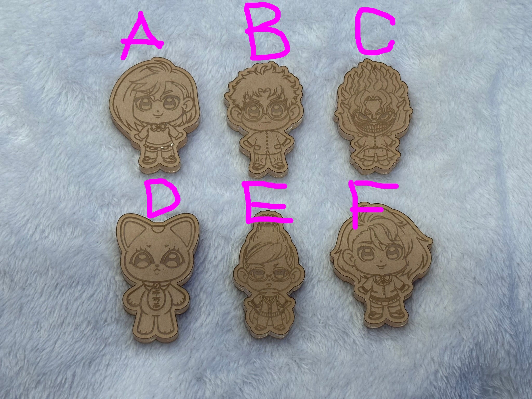 Dandan friends flat mold palette