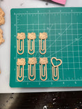 Kawaii Cat faces paperclips mold palette