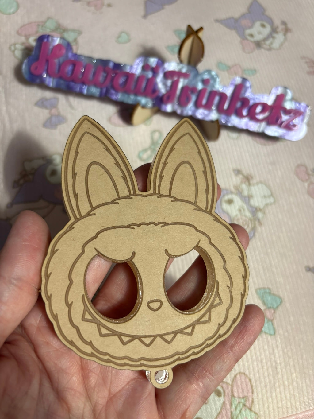 Monster fufu bunny SD keychain mold