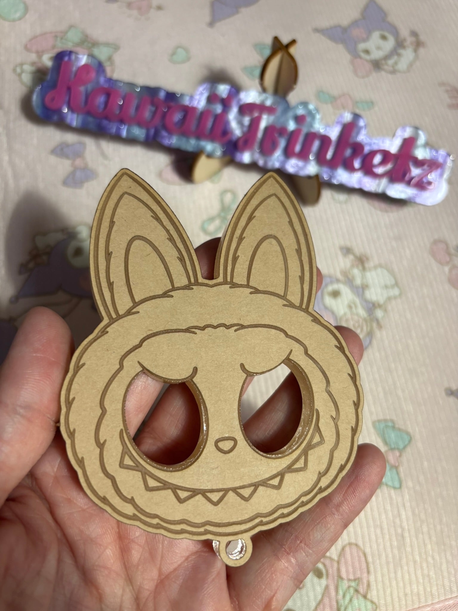 Monster fufu bunny SD keychain mold