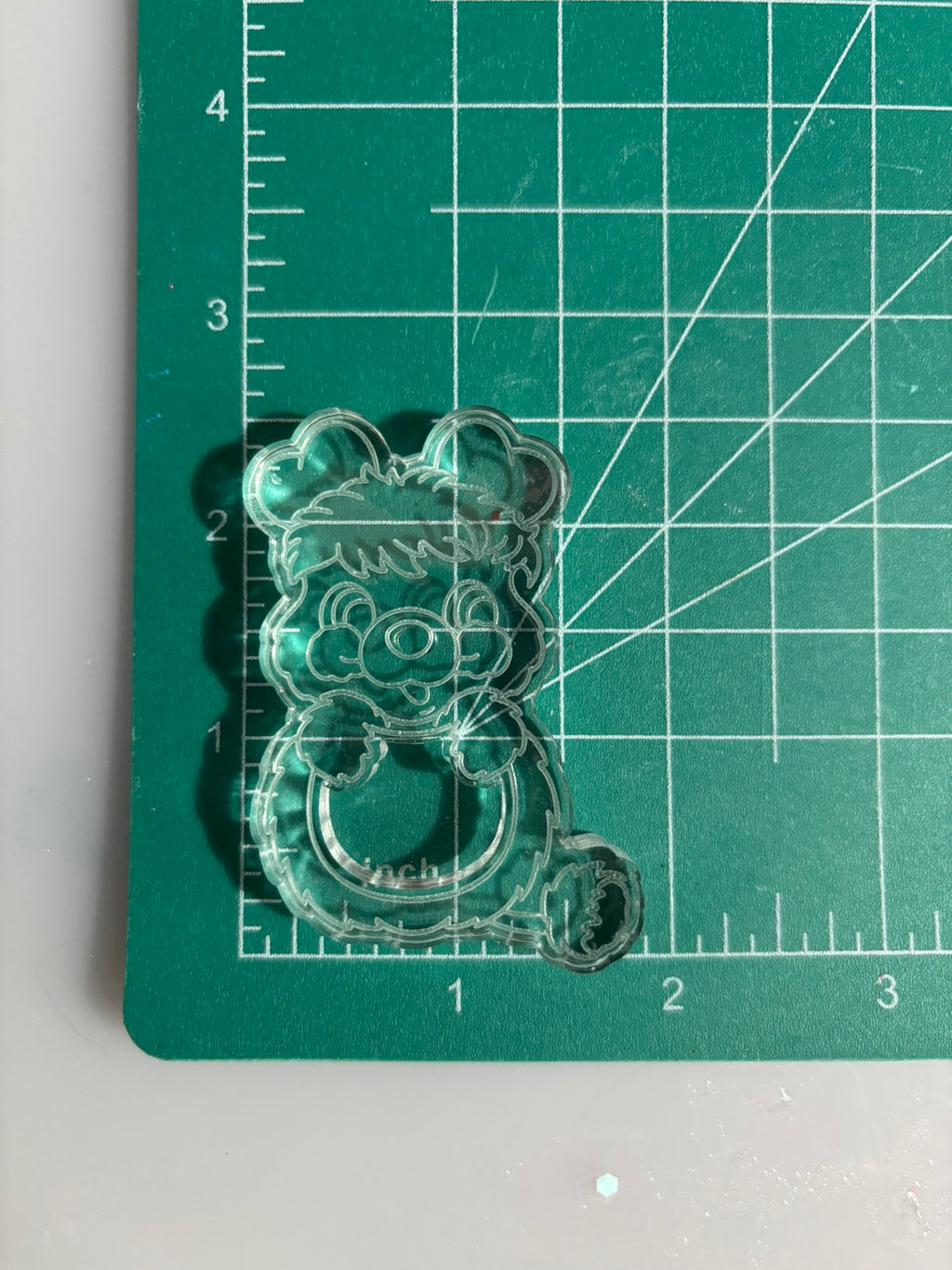 Cute 80's toy shaker grip keychain molds palette