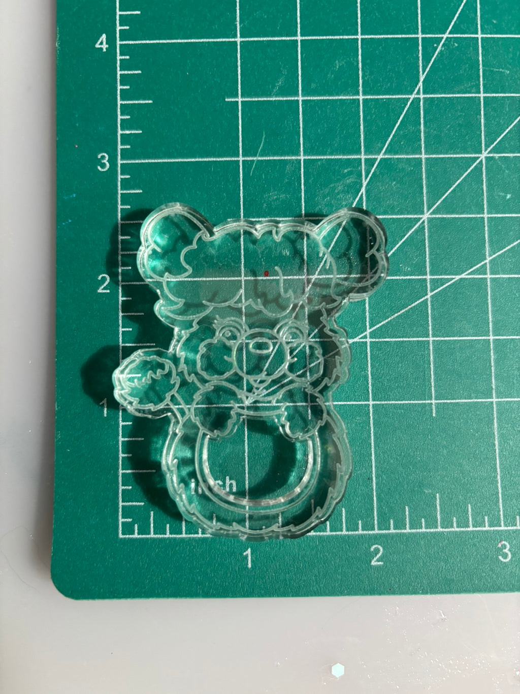 Cute 80's toy shaker grip keychain molds palette