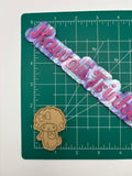 Kawaii sheep with bow flat grip keychain mold
