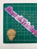 Kawaii sheep flat grip keychain mold