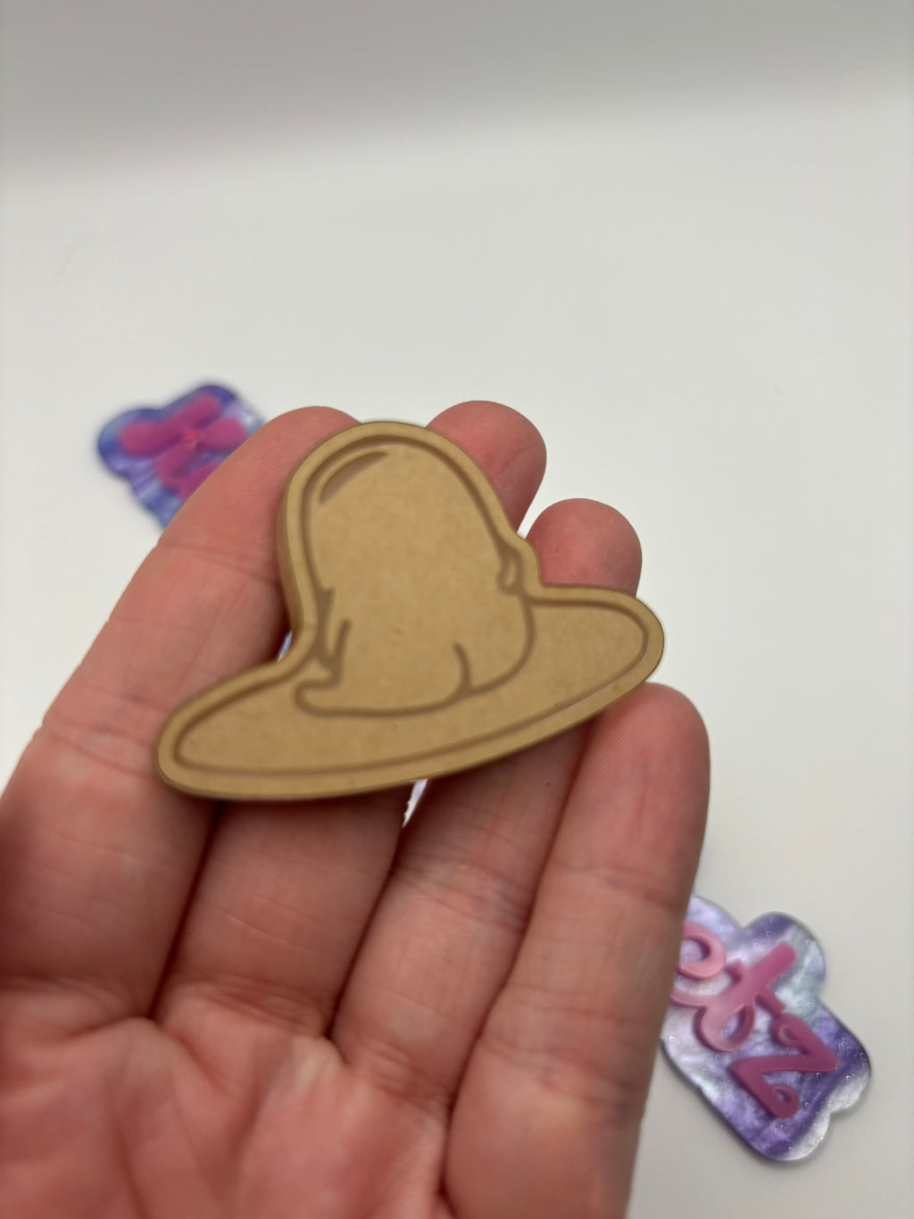 Kawaii egg flat grip keychain mold