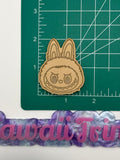 Monster bunny fufu head flat grip keychain mold
