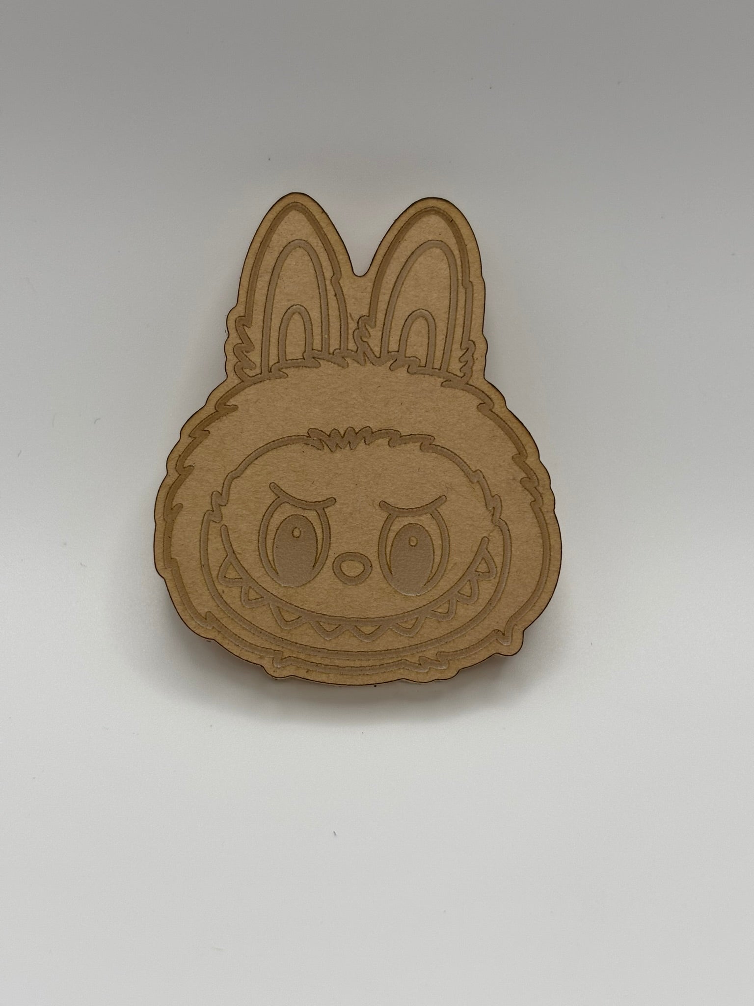 Monster bunny fufu head flat grip keychain mold
