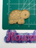 Kawaii turtle flat grip keychain mold