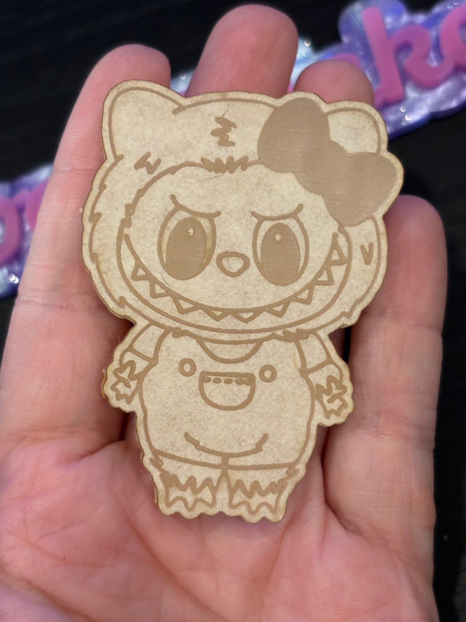 Fufu and cat friends flat keychain molds palette