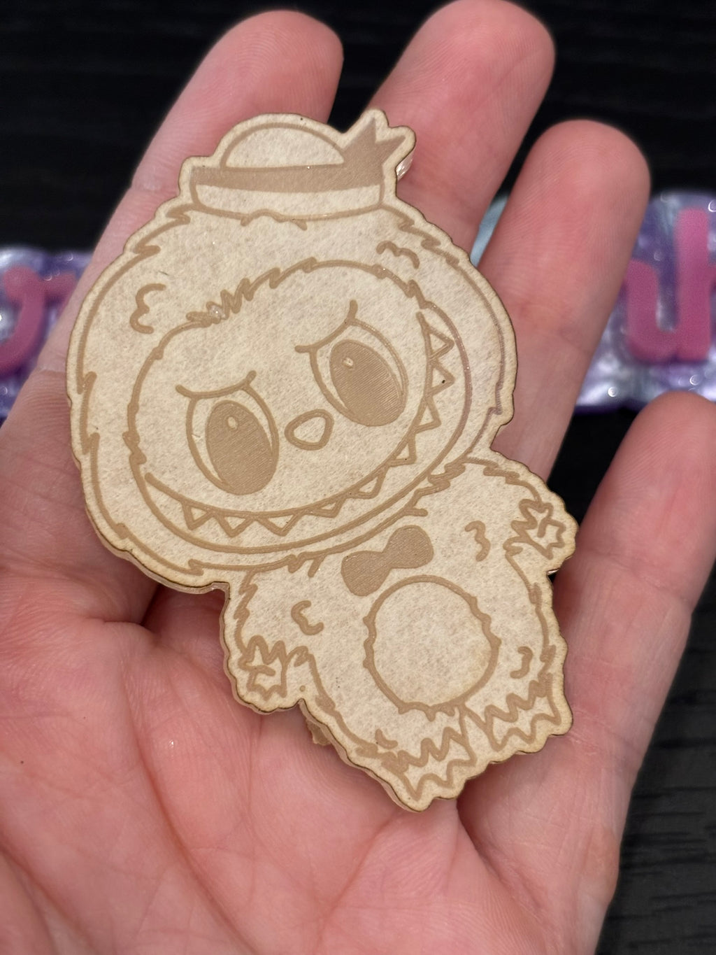 Fufu and cat friends flat keychain molds palette