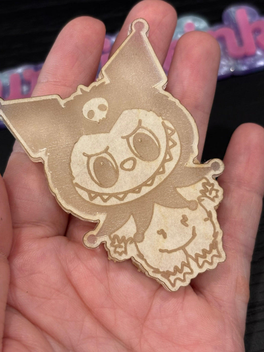 Fufu and cat friends flat keychain molds palette