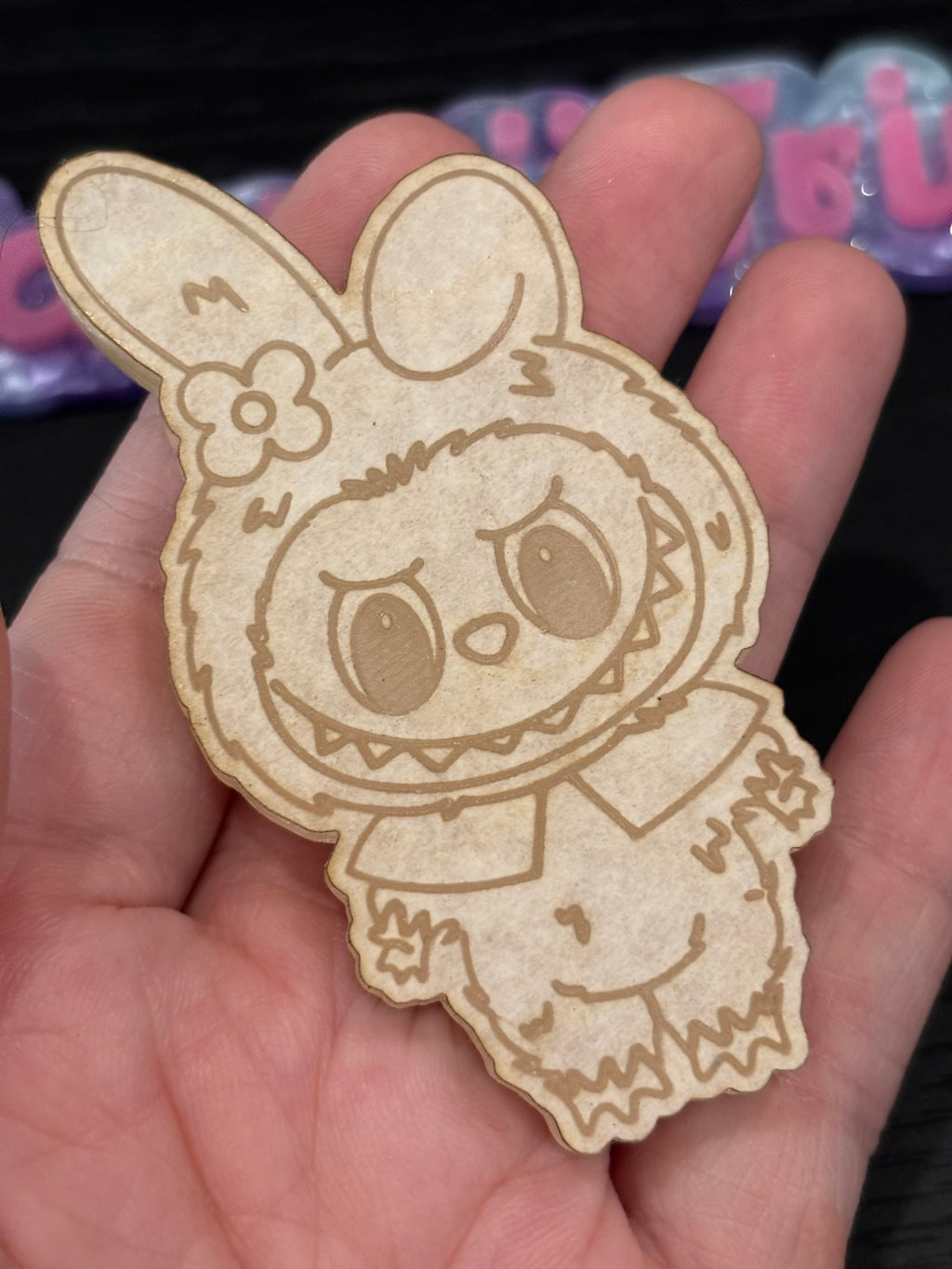 Fufu and cat friends flat keychain molds palette