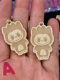 Fufu and cat friends earrings molds palette