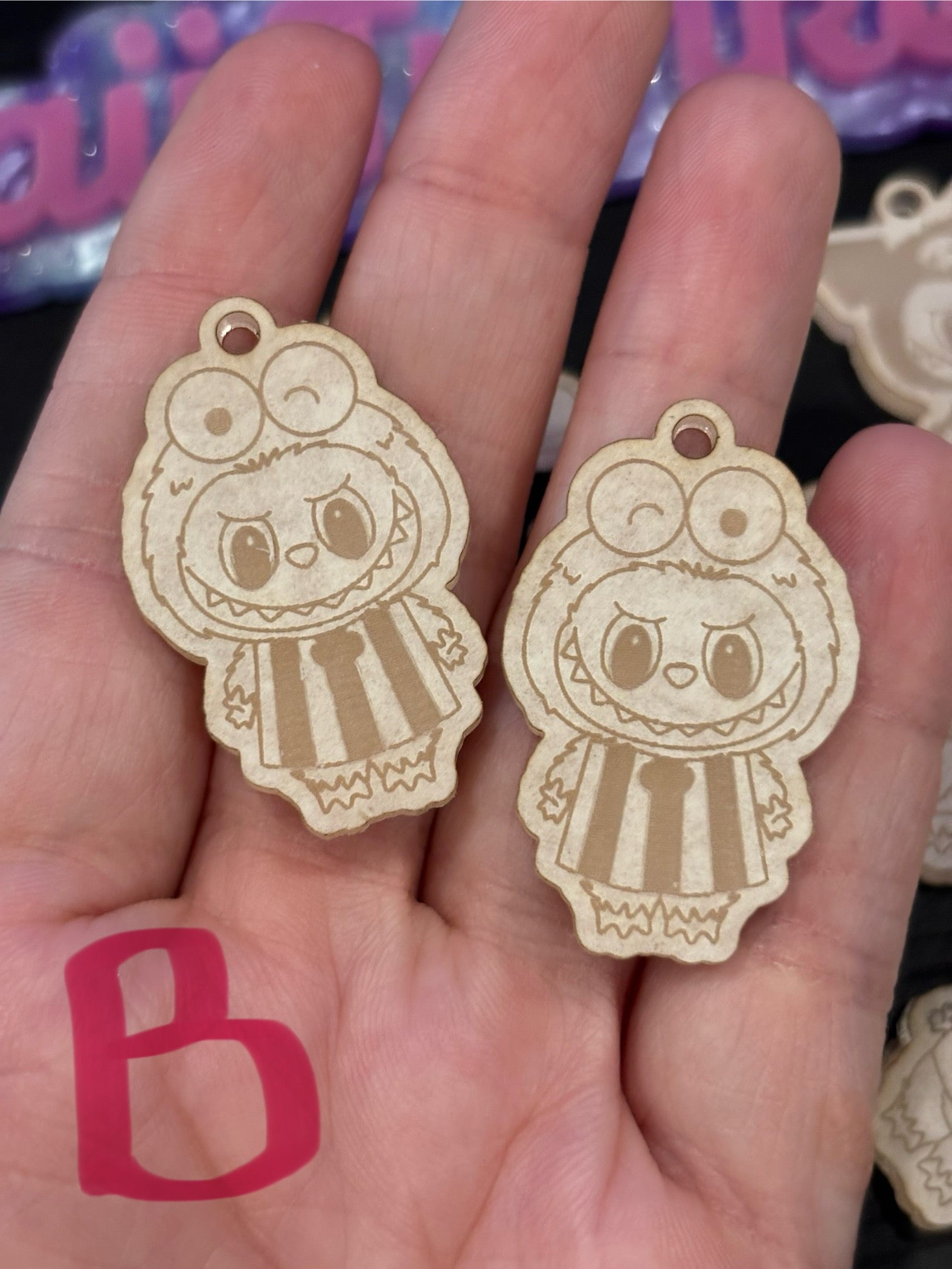 Fufu and cat friends earrings molds palette