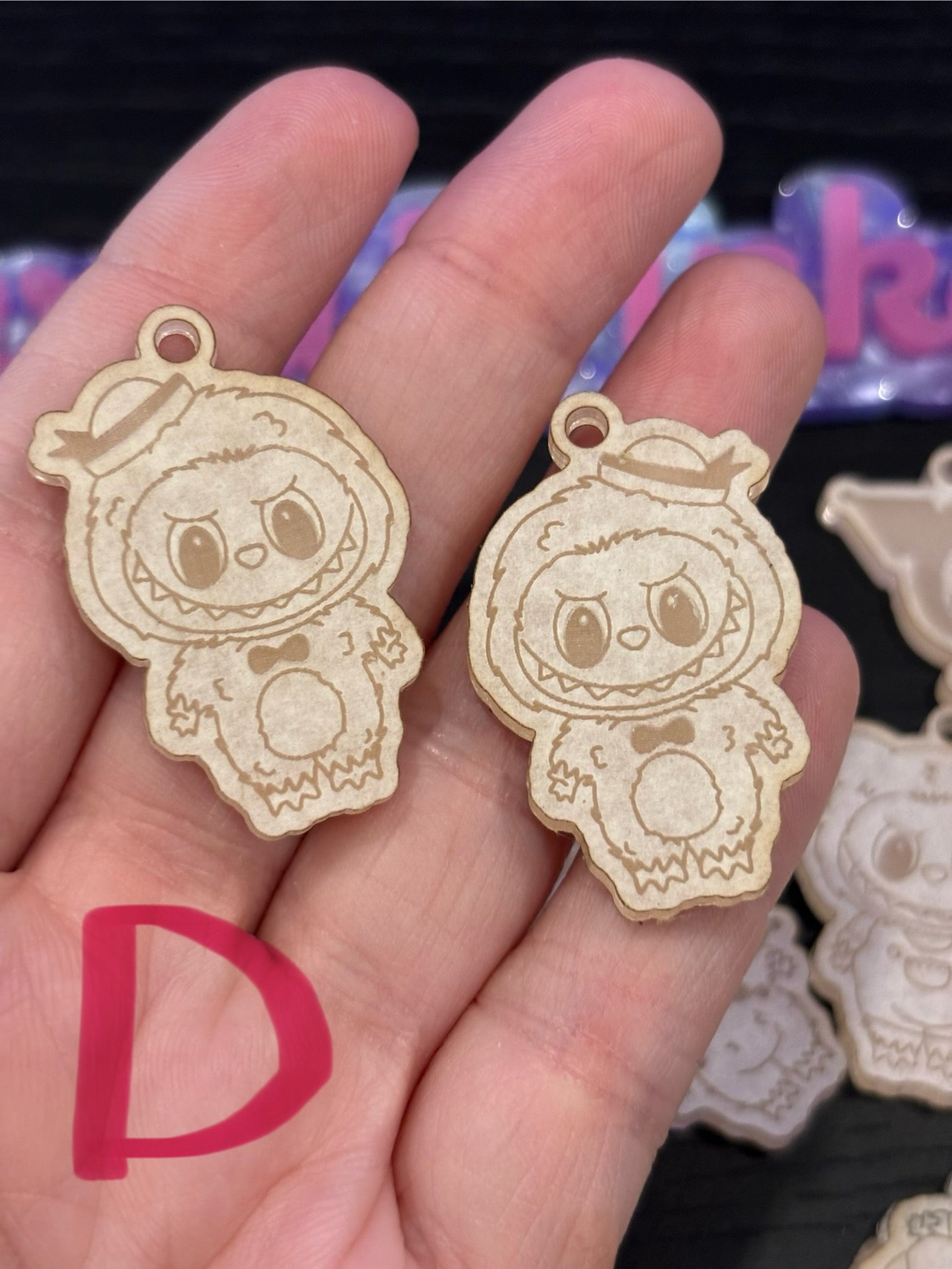 Fufu and cat friends earrings molds palette