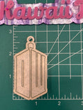 DW doctor flat keychain with loop mold