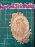 Sugar skull woman mold