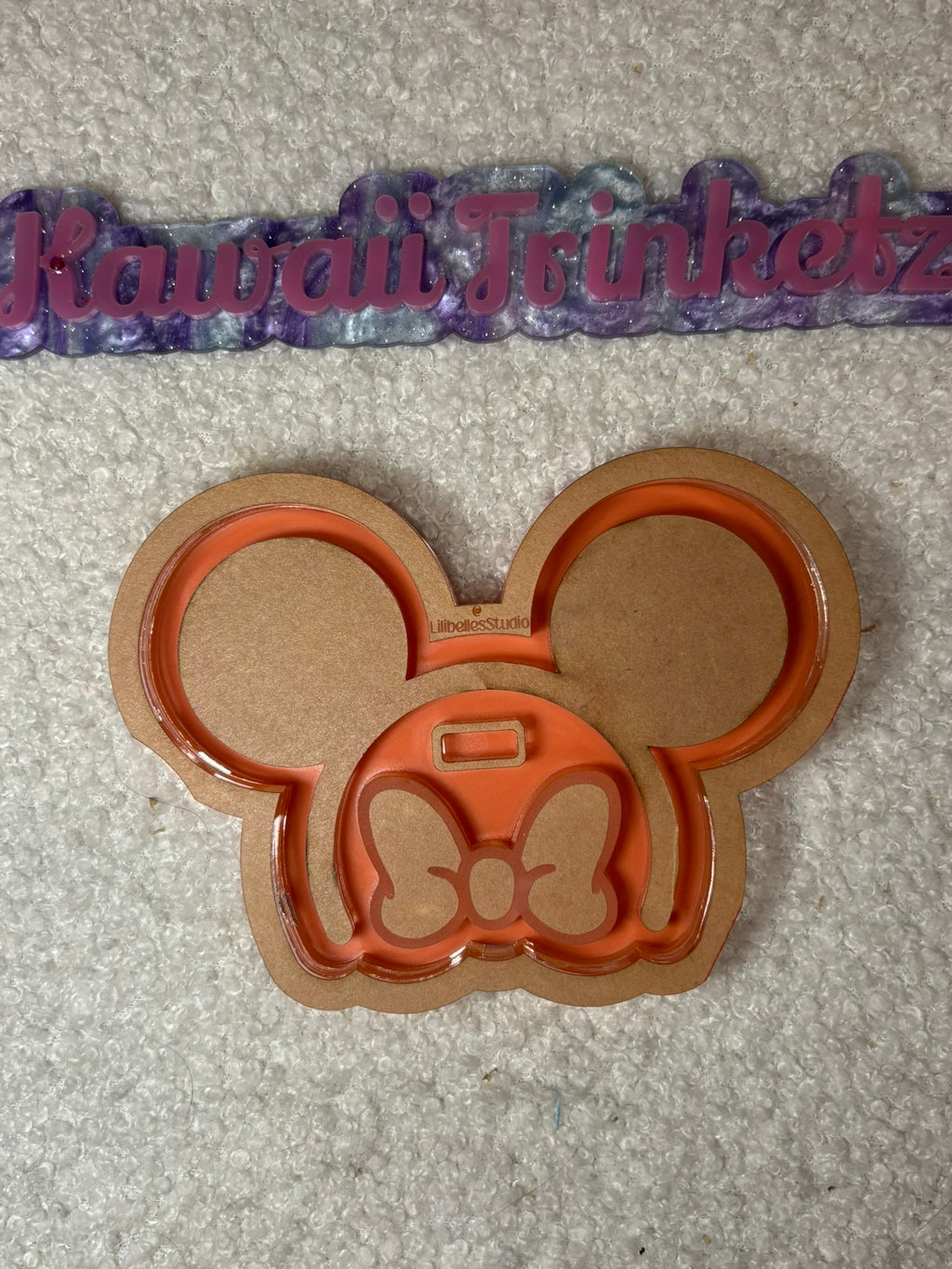 Blind Box doll ears headband with keychain loop mold
