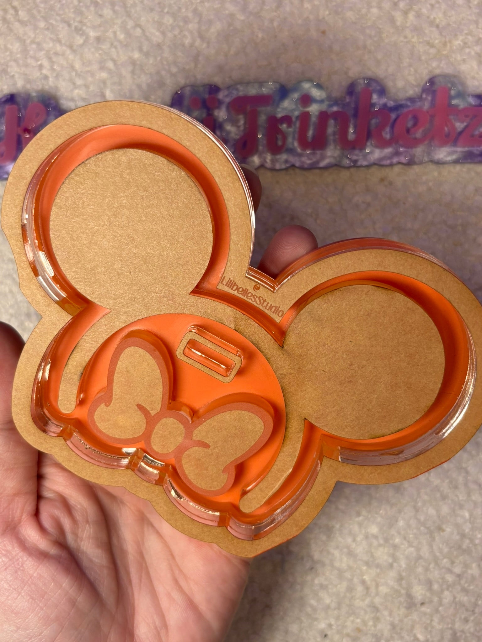Blind Box doll ears headband with keychain loop mold