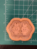 Nightmare horror guy fufu bunny earrings mold