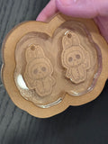 Halloween horror guy fufu bunny earrings mold