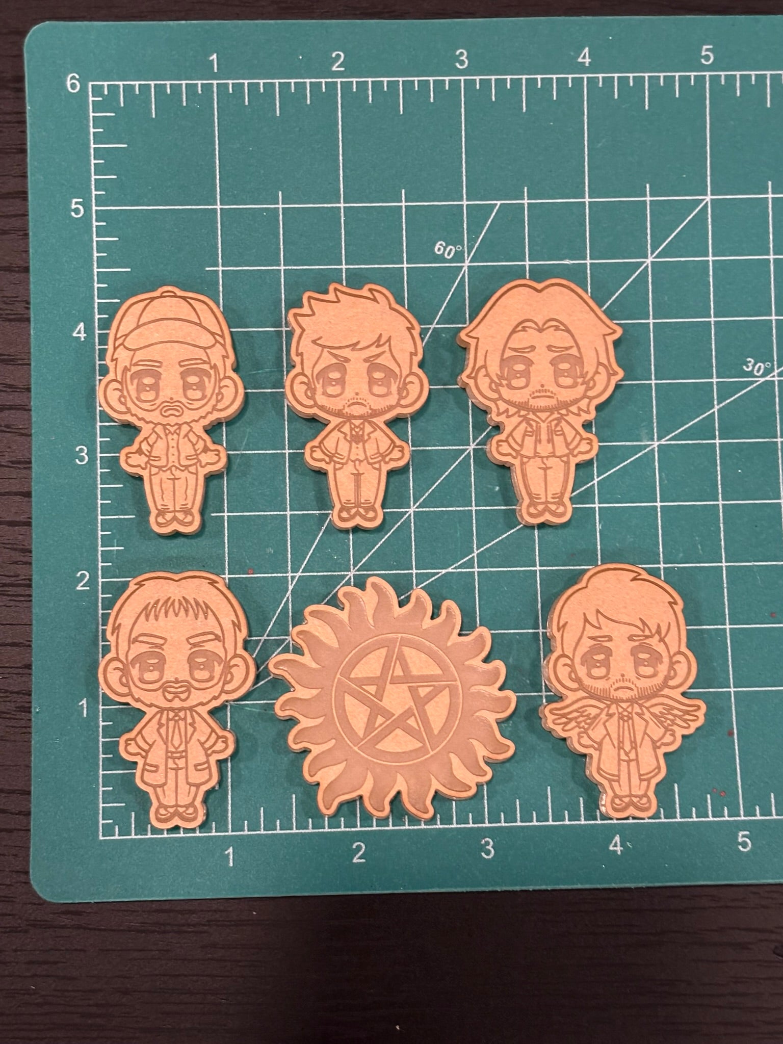 SPN flats keychain grippie molds palette