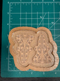 Beetle movie barrette clip mold