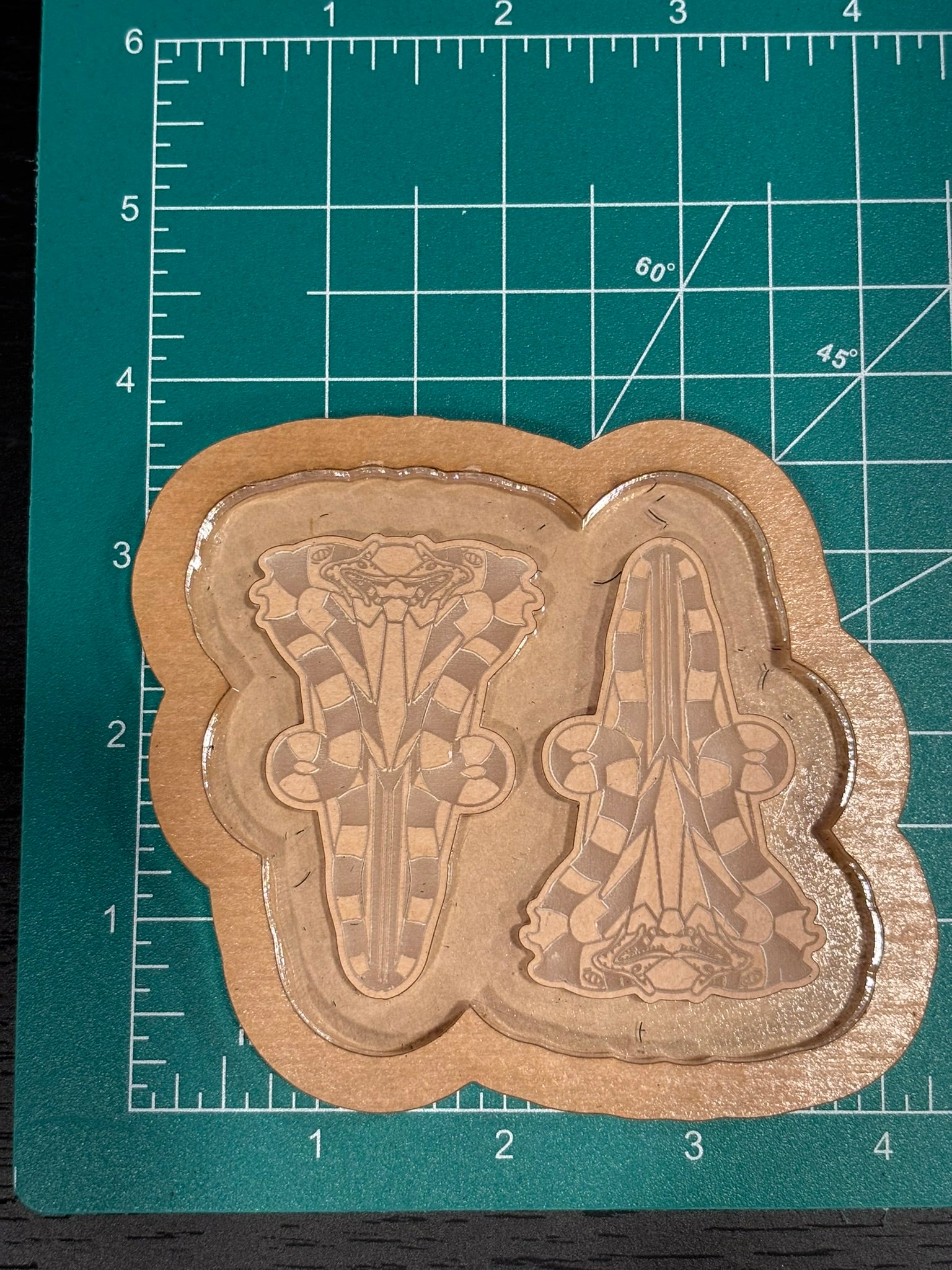 Beetle movie barrette clip mold