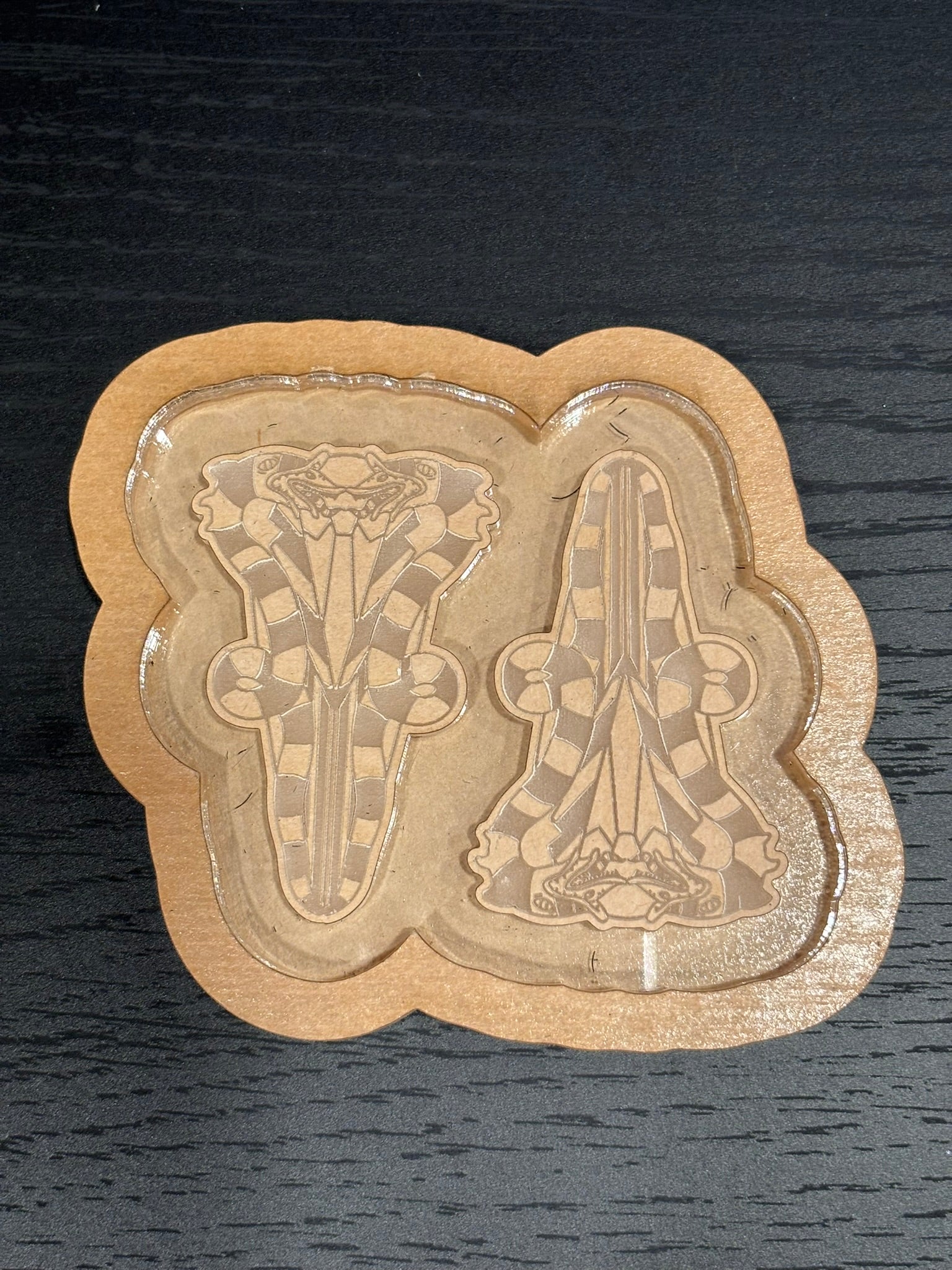 Beetle movie barrette clip mold