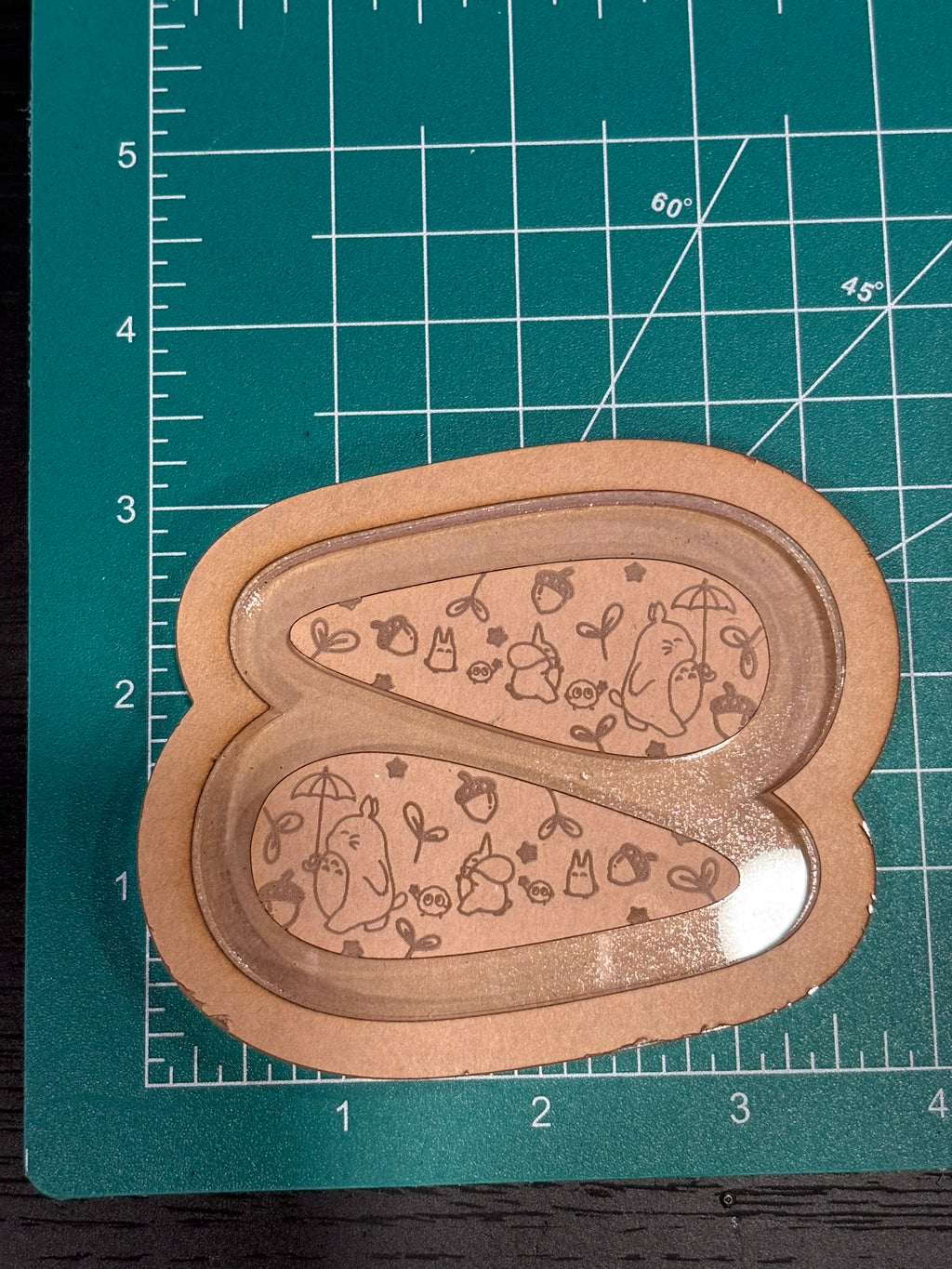 Bunny forest spirit anime barrette clip mold