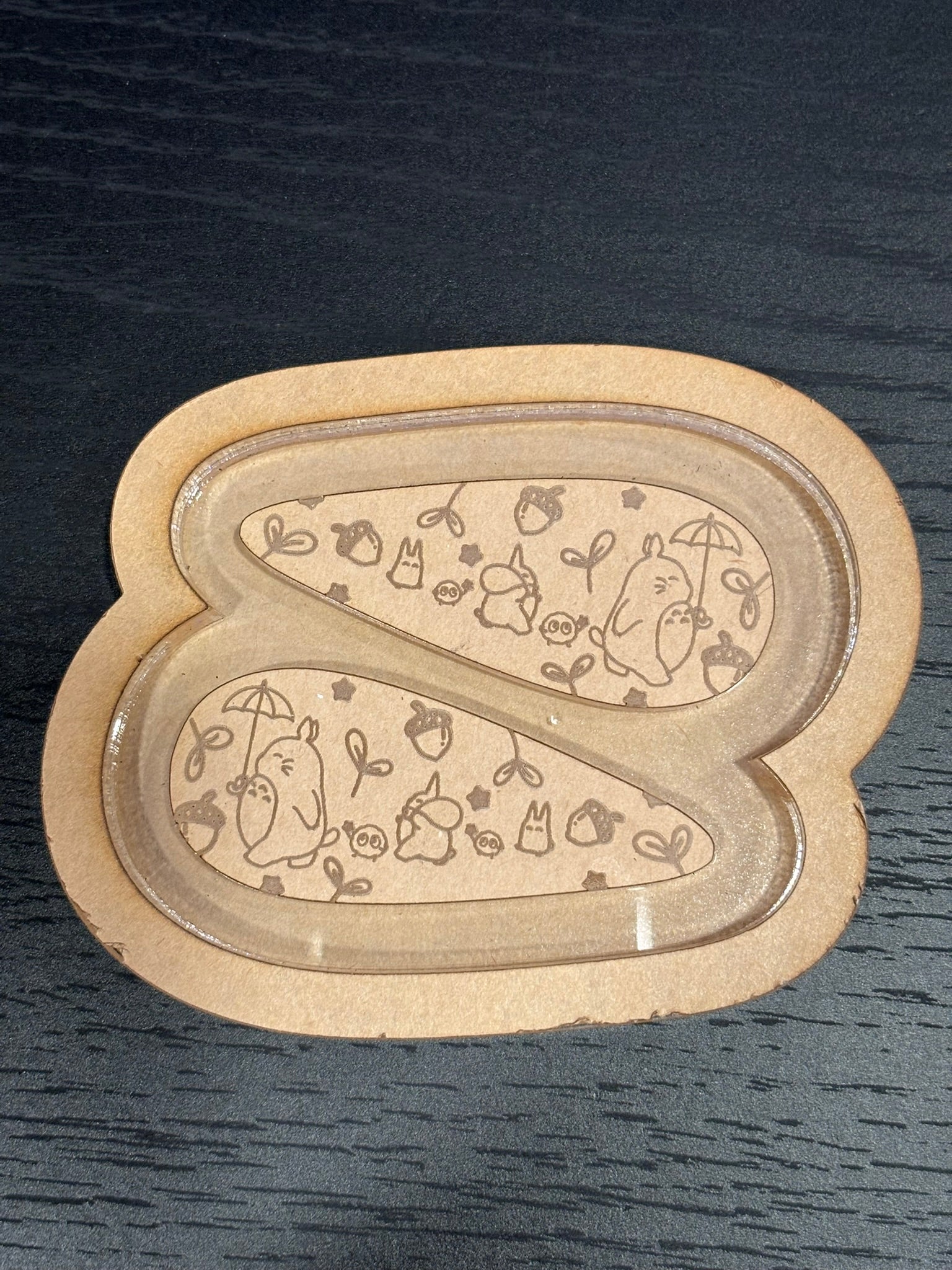 Bunny forest spirit anime barrette clip mold