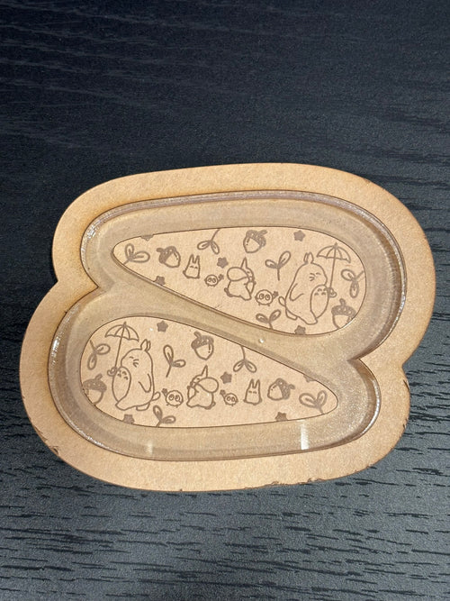 Bunny forest spirit anime barrette clip mold