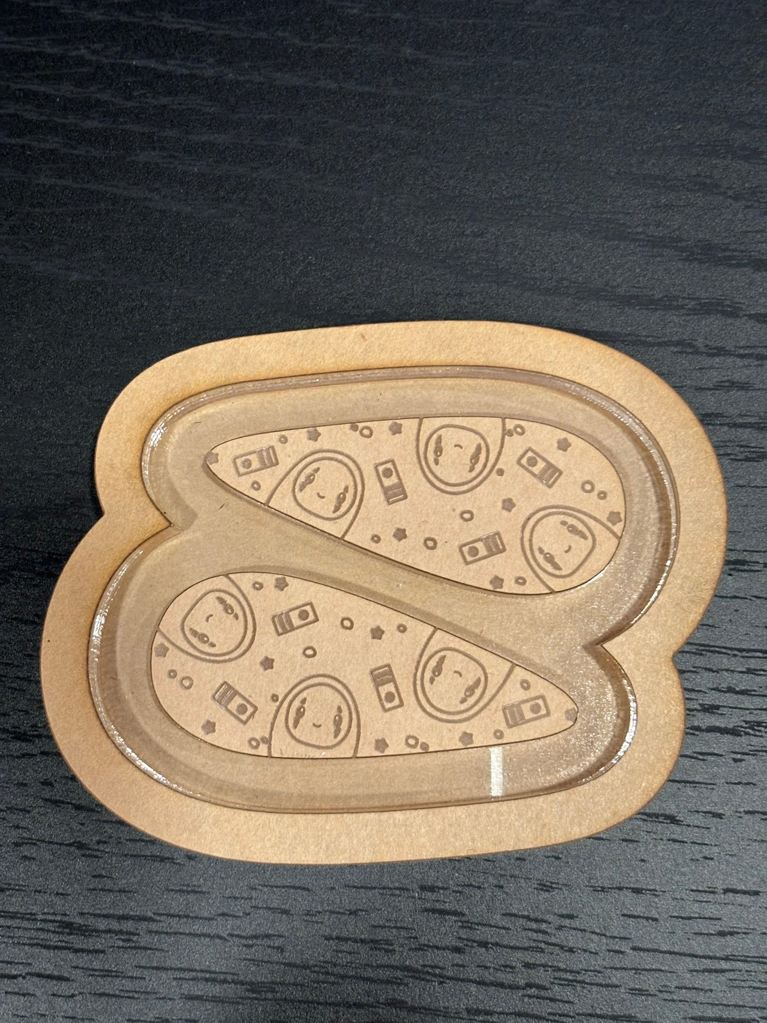Faceless spirit anime barrette clip mold