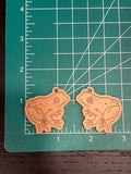 Cosmic frog earrings mold