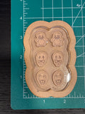 NBC and friends stud earrings mold palette