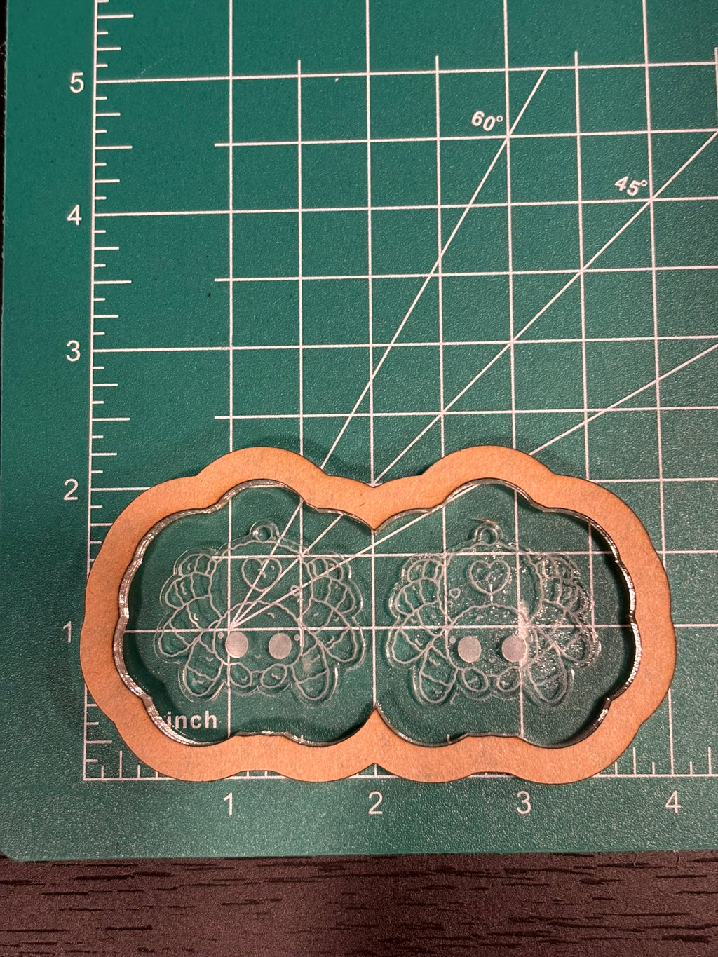 Cute spider earrings mold