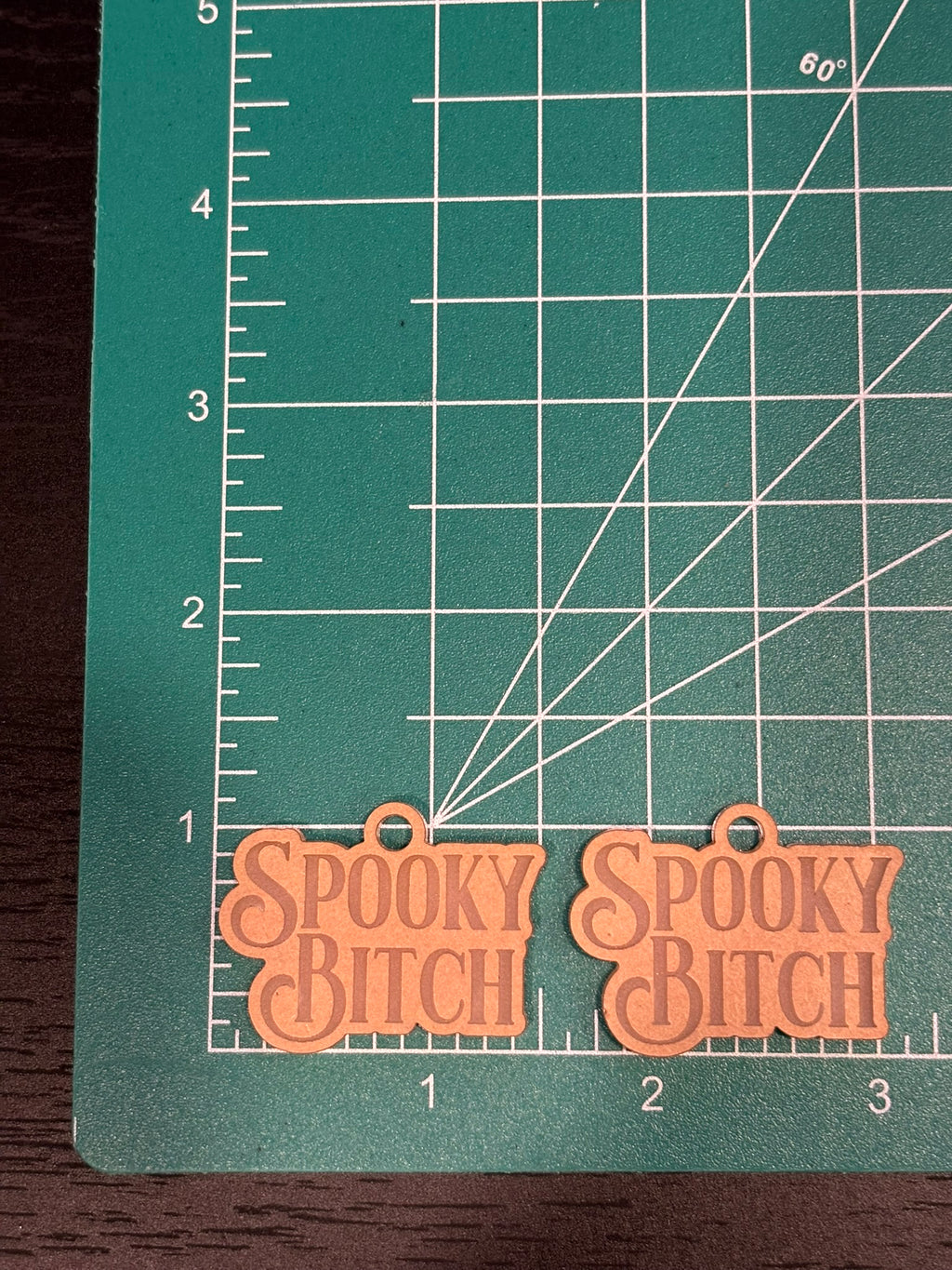 Spooky B***H earrings mold